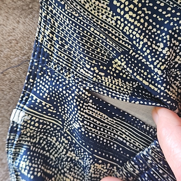 Columbia PFG Angler Dress Halter Smocked Blue & Yellow Floral, Medium EUC - Picture 11 of 14